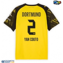 Moški Nogometni dresi Borussia Dortmund Yan Couto #2 Domači 2025-26 Kratek Rokav